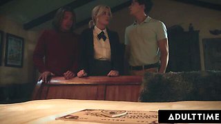 Alluring Lexi Lore - double penetration scene - Adult Time