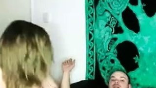 Asia Belle Blowjob With Big Dick Guy