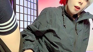 Webcam Teen masturbates and pretends you came in her mouth