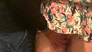 Finger Fucking Slut Milf in Subway