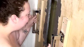 This guy sure is keeping up with my glory hole open days.