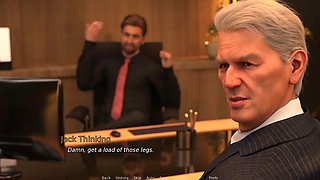 The East Block: Boss His Buddy and His Employees Foursome Sex in the Office Ended with Huge Cum Explosion - Episode 42