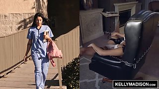 KELLY MADISON - Sexy Nurse Vanessa Sky Bound and Ass Fucked