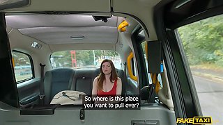 Fake Taxi Presents Performance Of A Lifetime - Nicole Rae Gives POV Blowjob in Car
