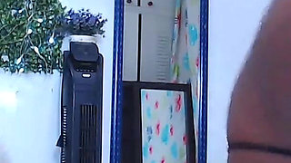 Dancing Shaking My Booty Flashing My Black Pussy