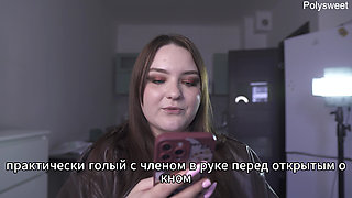 Porn Story - She Was Naked Playing with the Seller While the Customers Were Walking by (russian, Light Femdom, Naked in Public)