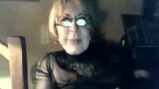 Black and white granny 74 yo
