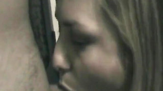 Chubby blonde MILF slut suck that cock realy hard