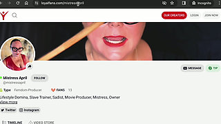 Mistress April's Big Fat Pussy Blow-up