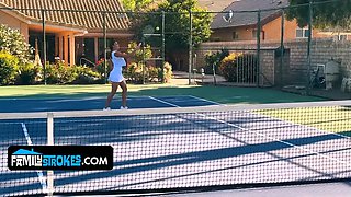 Innocent stepson can't stop perving at his stepmom's perfect jugs