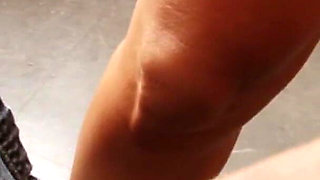 Muscular Milf Jacks off and milks my swollen cock