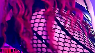 Ms Red X Rides Multiple Monster Dildos