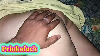 Dehati Bhabhi's brother-in-law had fun all night openly