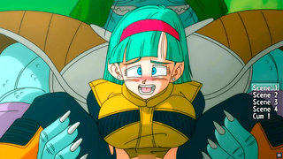 Bulma Adventure 3 - Gallery Show Dragon Ball Hentai Game Parody Ep.5 Zarbon Rough Anal Creampie