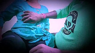 Desi teen schoolgirl in red bra rough fuck with Krish - tight pussy, moaning, huge cumload