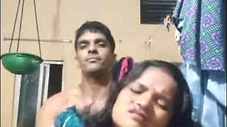 Indian Bhabhi Fellatio and Ridding Man-meat and romping