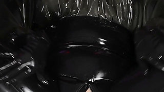 Rubber Doll Enjoying a Big Fucking Machine Cock