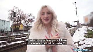 Sunflower Doll Flashes Big Butt Braless in Public Nudity