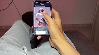 I linger alone with my bestie's gf, she asks me to pummel her and cram her with milk in sec