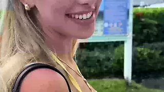 Sexy Babe Swallows Big Cock