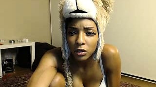 Hot Black Maid Does Some Webcam Black and Ebony