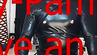 Latex Clad Stud Milked Hard by Busty Domme Tease