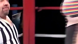 Crazy Wrestling Between Huge Fat Bitches