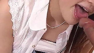 Skinny Japan teen with hairy pussy caught masturbating