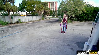 Horny 19 Year Old Hops on The Bus