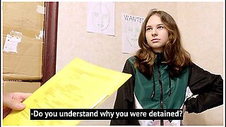 A Beautiful Slut Was Caught Stealing Chips