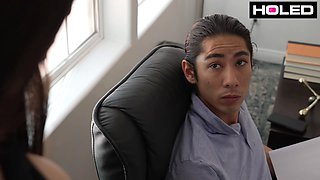 Jane Wilde Begs Her Boss To Stuff Her Asshole