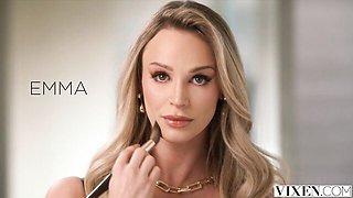 Emma Hix and Dante Colle's big tits scene by Vixen