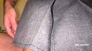 Anal in Public - Skirts & Without Panties - Anal Plug