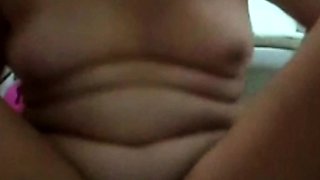 French cute Baby plays