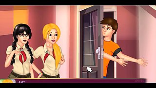 Step-sisters adventure with my new girlfriend featuring Misskitty2k