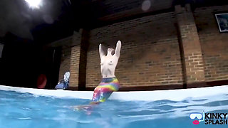 Captive Mermaid Teases You in the Pool