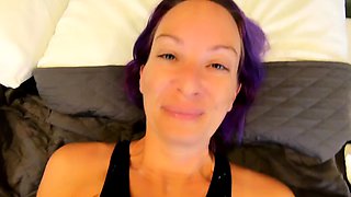 Hot amateur blonde in hardcore pov sex