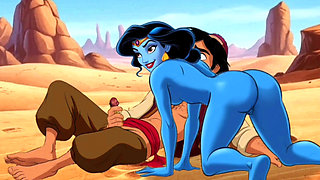 Aladdin Porn: Cuckold Aladdin Finds a Magic Lamp and Makes a Dirty Wish. Cartoon fairy tales