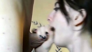 Homemade Ametur Emo Girl blowjob and sex on webcam