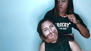 12 Minutes of Stephanie's Hands: Hand Gagging Ibet