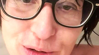 Julie Plays Anal in Camping Shower