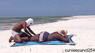Massage Naked on a Beach
