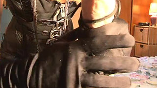 Jeans Domme 2 Corseted Domme Teaches You Cock Bondage