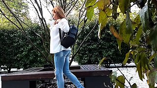 Chubby Amateur Milf Sarah Janes Outdoor Masturbation