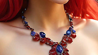 Cartoon Style Artistic Nude Adult Woman Eating Sloe - Ai Slideshow