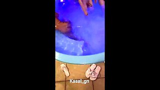 Motel Party with Big Cock Husband Fucking Wife's Big Ass Anal