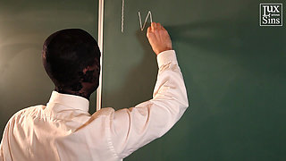 Naughty Student Disciplined by the Headmistress