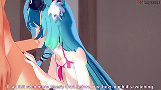 Mint fucked in her bikini (secundary skin) - Neverness to everness (NTE)