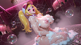 Cute Girl Sexy Talk, Ai Animation