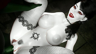 Hot Young Demon Fucked on the Dungeons 3D Hentai Animation